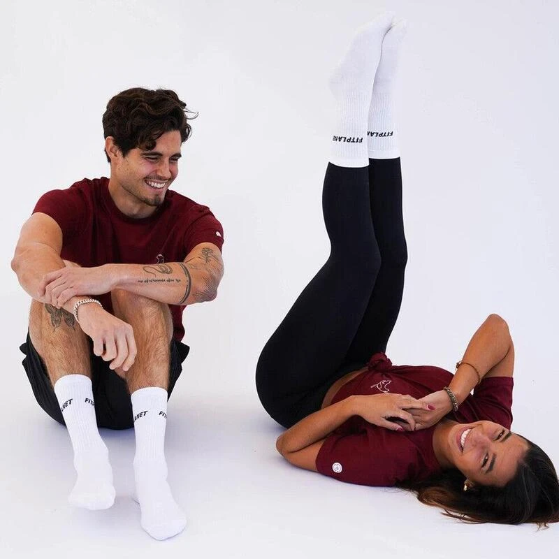 Camiseta Fitness Sostenible Manga Corta Algodón Unisex Fitplanet Seal Roja 3 Camiseta Fitness Sostenible Manga Corta Algodón Unisex Fitplanet Seal Roja - Imagen 3