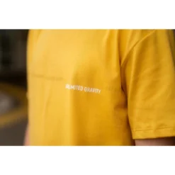 Camiseta Gimnasia Manga Corta Algodón Transpirable Niños Domyos 500 Amarillo -Equipo De Fitness camiseta gimnasia manga corta algodon transpirable nios domyos 500 amarillo 3