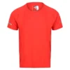 Regatta Camiseta Highton Pro Logotipo Para Hombre Rojo Fuego