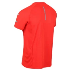 Regatta Camiseta Highton Pro Logotipo Para Hombre Rojo Fuego -Equipo De Fitness camiseta highton pro logotipo para hombre rojo fuego 2