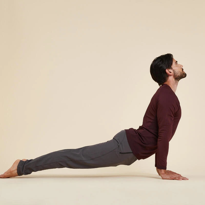 Camiseta Hombre Burdeos Sin Costuras Manga Larga 2 Camiseta Hombre Burdeos Sin Costuras Manga Larga - Imagen 2