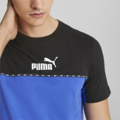 Camiseta Hombre Essentials Block Tape PUMA -Equipo De Fitness camiseta hombre essentials block tape puma 4