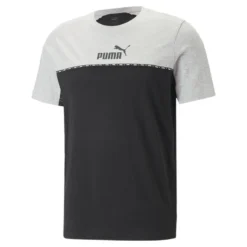 Camiseta Hombre Essentials Block Tape PUMA -Equipo De Fitness camiseta hombre essentials block tape puma 5