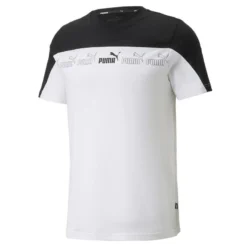 Camiseta Hombre PUMA Around The Block Negro -Equipo De Fitness camiseta hombre puma around the block blanco