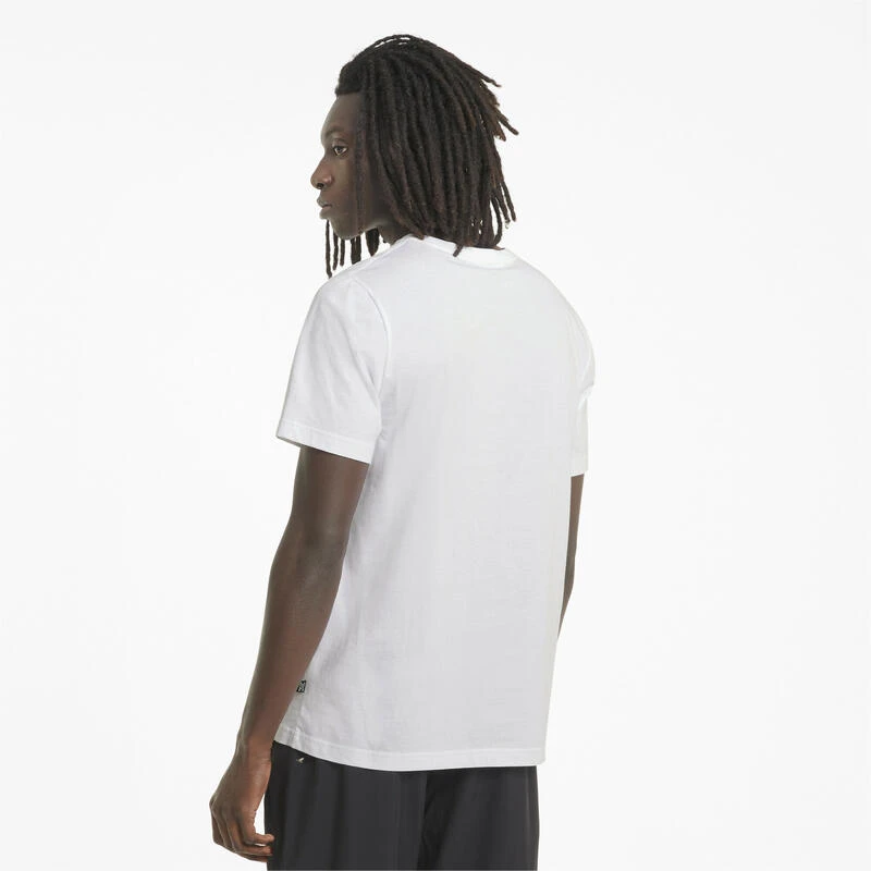 Camiseta Hombre PUMA Essentials Logo Blanco 3 Camiseta Hombre PUMA Essentials Logo Blanco - Imagen 3