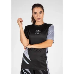 Gorilla Wear Camiseta Hornell Negra - Gris 8 Gorilla Wear Camiseta Hornell Negra - Gris -Equipo De Fitness camiseta hornell negra gris 3