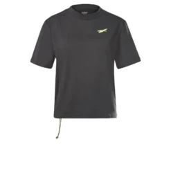 Camiseta Manga Corta Algodón Mujer Reebok MYT Negro