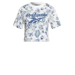 Camiseta Manga Corta Mujer Reebok Identity Floral Blanco