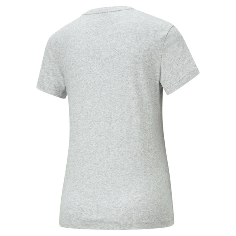 Camiseta Mujer PUMA Essentials Logo Gris 5 Camiseta Mujer PUMA Essentials Logo Gris - Imagen 5