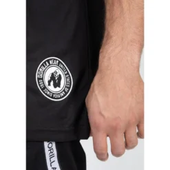 Camiseta Musculación Manga Corta Hombre GORILLA WEAR Béisbol 82 Negro -Equipo De Fitness camiseta musculacion manga corta hombre gorilla wear beisbol 82 negro 4