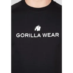 Camiseta Musculación Manga Corta Slim Fit Hombre GORILLA WEAR Davis Negro 9 Camiseta Musculación Manga Corta Slim Fit Hombre GORILLA WEAR Davis Negro -Equipo De Fitness camiseta musculacion manga corta slim fit hombre gorilla wear davis negro 3