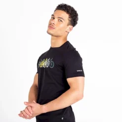 Dare 2b Camiseta Perpetuate Bici Para Hombre Negro -Equipo De Fitness camiseta perpetuate bici para hombre negro 3