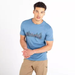 Dare 2b Camiseta Perpetuate Montaña Para Hombre Azul Estelar -Equipo De Fitness camiseta perpetuate montaa para hombre azul estelar 3