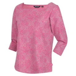 Regatta Camiseta Polexia Abstracto Para Mujer Rosa Brezo -Equipo De Fitness camiseta polexia abstracto para mujer rosa brezo 3