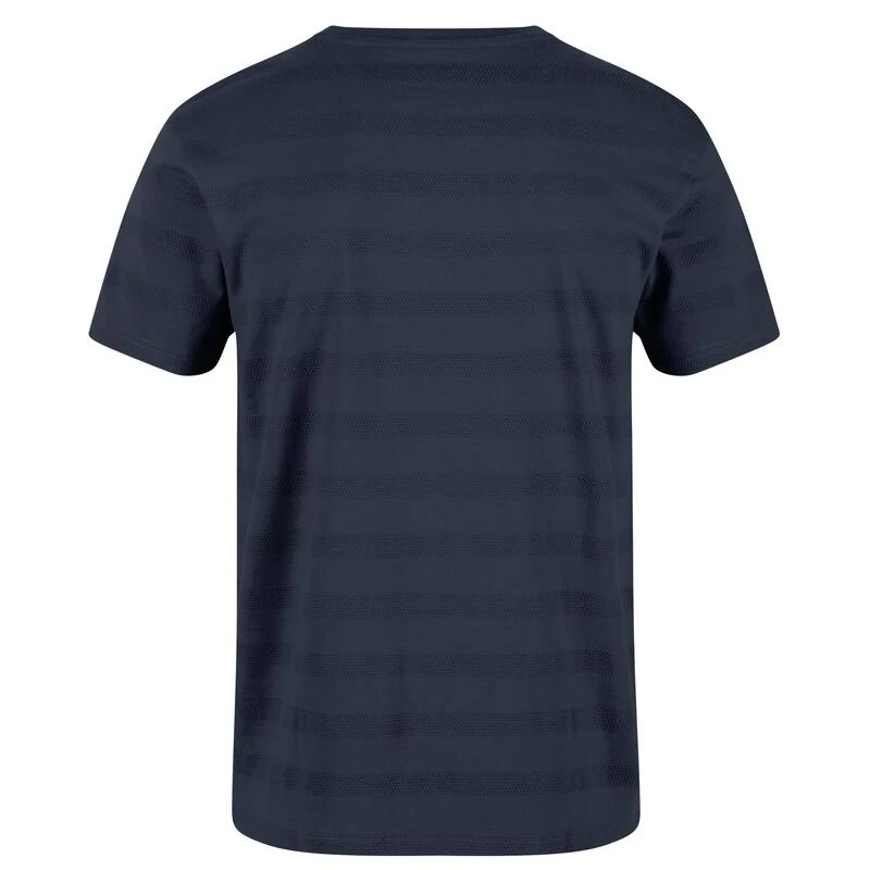 Regatta Camiseta Prestyn De Rayas Para Hombre Marino 2 Regatta Camiseta Prestyn De Rayas Para Hombre Marino - Imagen 2