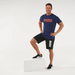 CAMISETA PUMA FITNESS ALGODÓN PEACOAT- HOMBRE 8 CAMISETA PUMA FITNESS ALGODÓN PEACOAT- HOMBRE -Equipo De Fitness camiseta puma fitness algodon peacoat hombre 3