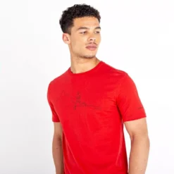 Dare 2b Camiseta Relic Running Para Hombre Rojo Peligro -Equipo De Fitness camiseta relic running para hombre rojo peligro 2