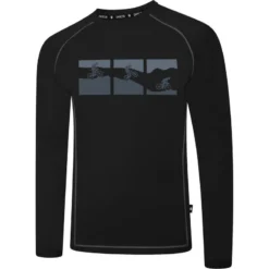 Dare 2b Camiseta Righteous II Ciclismo De Manga Larga Para Hombre Negro -Equipo De Fitness camiseta righteous ii ciclismo de manga larga para hombre negro 2