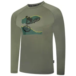 Dare 2b Camiseta Righteous II Ciclismo De Manga Larga Para Hombre Verde Ágave -Equipo De Fitness camiseta righteous ii ciclismo de manga larga para hombre verde agave 2