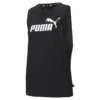 Camiseta Sin Mangas Mujer PUMA Cut Off Essentials Logo Negro