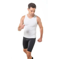Camiseta Reductora Sin Costuras Con Fibra Emana, Speed Anaissa -Equipo De Fitness camiseta tirantes blanca hombre anaissa