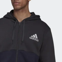 ADIDAS Chaqueta Con Capucha Essentials Colorblock Fleece -Equipo De Fitness chaqueta con capucha essentials colorblock fleece 4