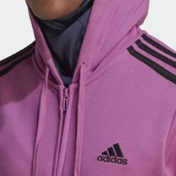ADIDAS Chaqueta Con Capucha Essentials French Terry 3 Bandas -Equipo De Fitness chaqueta con capucha essentials french terry 3 bandas 4