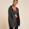 CHAQUETA M SHERPA YOGA GRIS OSCURO