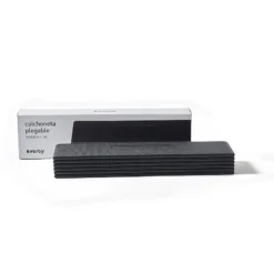 COLCHONETA PLEGABLE FITNESS EVERGY 180 CM LARGO NEGRO -Equipo De Fitness colchoneta plegable fitness evergy 180 cm largo negro 3