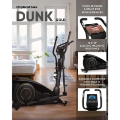 Entrenador Elíptico Electromagnético Zipro Dunk Gold IConsole+ -Equipo De Fitness entrenador eliptico electromagnetico zipro dunk gold iconsole 2