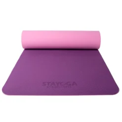 Esterilla De Yoga Antideslizante Bicolor TPE Lila - Rosa (Ecofrendly) -Equipo De Fitness esterilla de yoga antideslizante bicolor tpe lila rosa ecofrendly 2