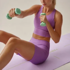 Esterilla De Yoga Antideslizante Black Limba Goa Lila 7 Esterilla De Yoga Antideslizante Black Limba Goa Lila -Equipo De Fitness esterilla de yoga antideslizante black limba goa lila 2