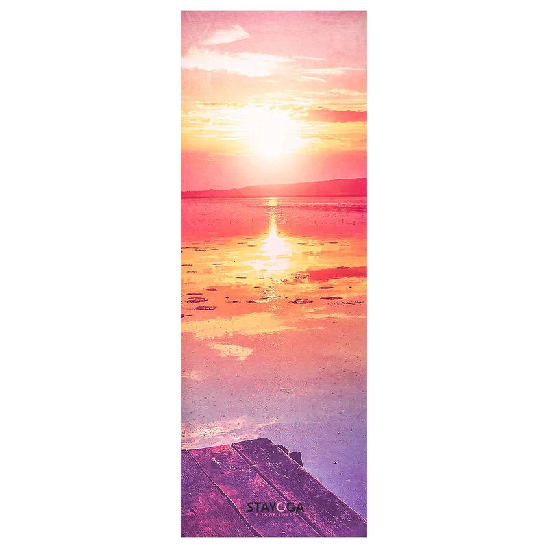 Esterilla De Yoga Bikram Suede Sunset - Para Bikram (Hot Yoga). Ante Orgánico 2 Esterilla De Yoga Bikram Suede Sunset - Para Bikram (Hot Yoga). Ante Orgánico - Imagen 2