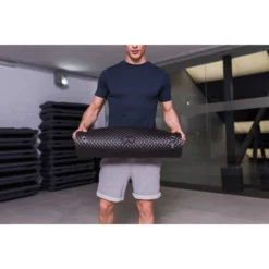 Esterilla Extra Acolchada De Gran Tamaño. Máximo Confort. 180x60cm. Negro -Equipo De Fitness esterilla extra acolchada de gran tamao maximo confort 180x60cm negro 4