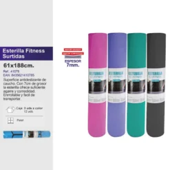 Esterilla Yoga 188x61 Cm 7 Mm Grosor Fitness Tech Rosa -Equipo De Fitness esterilla yoga 188x61 cm 7 mm grosor fitness tech rosa 4