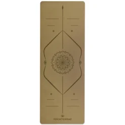 Esterilla Yoga Bronce Oliva PU Y Caucho Natural MANDALA LINEA DE CUERPO + Bolsa -Equipo De Fitness esterilla yoga bronce oliva pu y caucho natural mandala linea de cuerpo bolsa 3