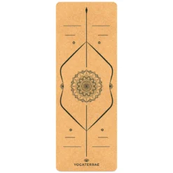 Esterilla Yoga De Corcho Y Caucho Natural + Correa + Bolsa De Transporte -Equipo De Fitness esterilla yoga de corcho y caucho natural correa bolsa de transporte 3