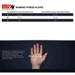 Gorilla Wear Guante Negro -Equipo De Fitness guante negro 3