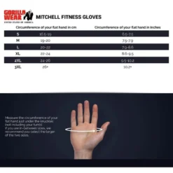 Guantes De Fitness Mitchell Training Gorilla Wear -Equipo De Fitness guantes de fitness mitchell training gorilla wear 4