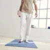 Jogger Pantalón Chándal Recto Hombre Yoga Ecofriendly Blanco