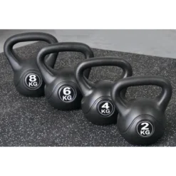 Kettlebell 4 Kg - Plástico - Para Uso Interior Y Exterior - Negro 9 Kettlebell 4 Kg - Plástico - Para Uso Interior Y Exterior - Negro -Equipo De Fitness kettlebell 4 kg plastico para uso interior y exterior negro 4
