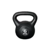 Kettlebell 6 Kg - Plástico - Para Uso Interior Y Exterior - Negro