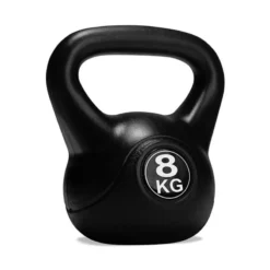 Kettlebell - Cloruro De Polivinilo - Negro - 8 Kg