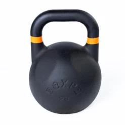 Kettlebell De Competicion "Powder Coated" BOXPT 28kg Negro