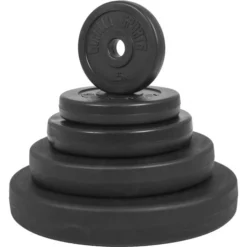 Kit De Musculación Gorilla Sports De 70Kg Discos De Plástico Y Barra De 170cm -Equipo De Fitness kit de musculacion gorilla sports de 70kg discos de plastico y barra de 170cm 2