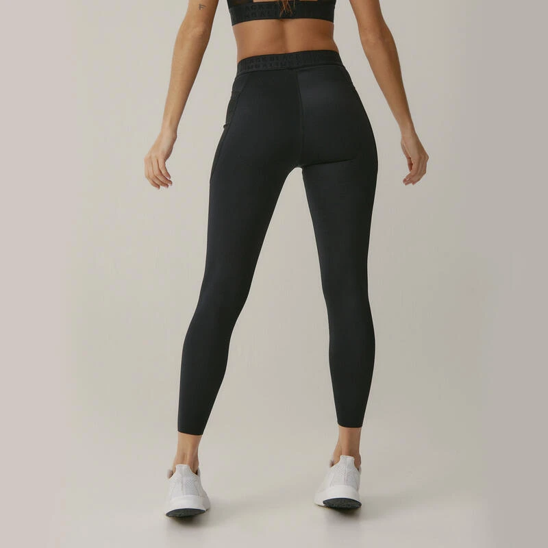 Legging Deportivo Simone 7/8 De Mujer Black Limba 2 Legging Deportivo Simone 7/8 De Mujer Black Limba - Imagen 2