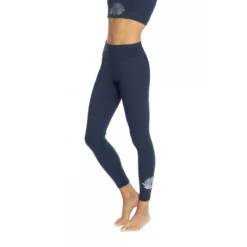 Legging Mallas Yoga De Suave Algodón Flow Mujer Negro -Equipo De Fitness legging mallas yoga de suave algodon flow mujer azul