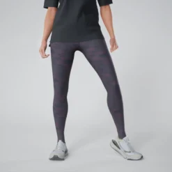 Leggings Fitness Algodón Extensible Talle Alto Estampado
