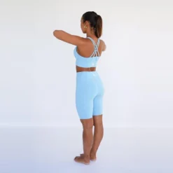 Leggings Mallas Fitness Cortos Sostenible Poliéster Mujer Fitplanet Dolphin Azul 7 Leggings Mallas Fitness Cortos Sostenible Poliéster Mujer Fitplanet Dolphin Azul -Equipo De Fitness leggings mallas fitness cortos sostenible poliester mujer fitplanet dolphin azul 2