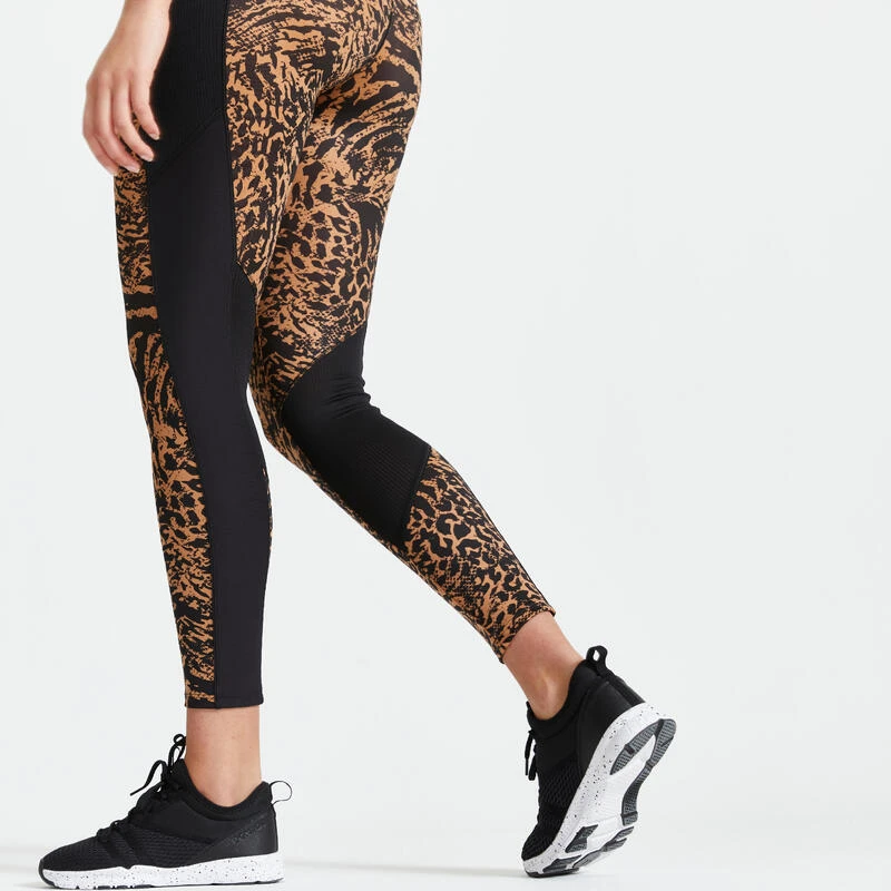 Leggings Mallas Fitness Largos Talle Alto 120 Mujer Animal Print 2 Leggings Mallas Fitness Largos Talle Alto 120 Mujer Animal Print - Imagen 2